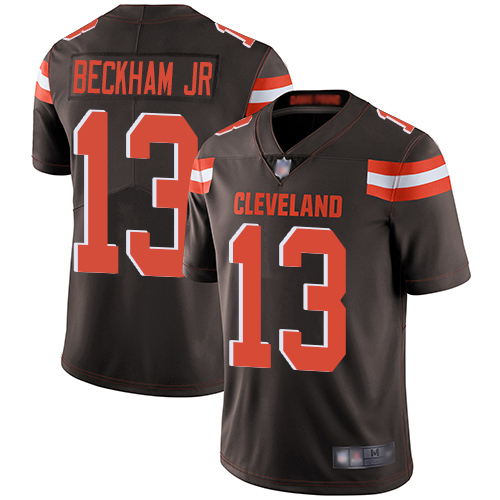 Youth Cleveland Browns 13 Beckham Jr Brown Nike Vapor Untouchable Limited NFL Jerseys